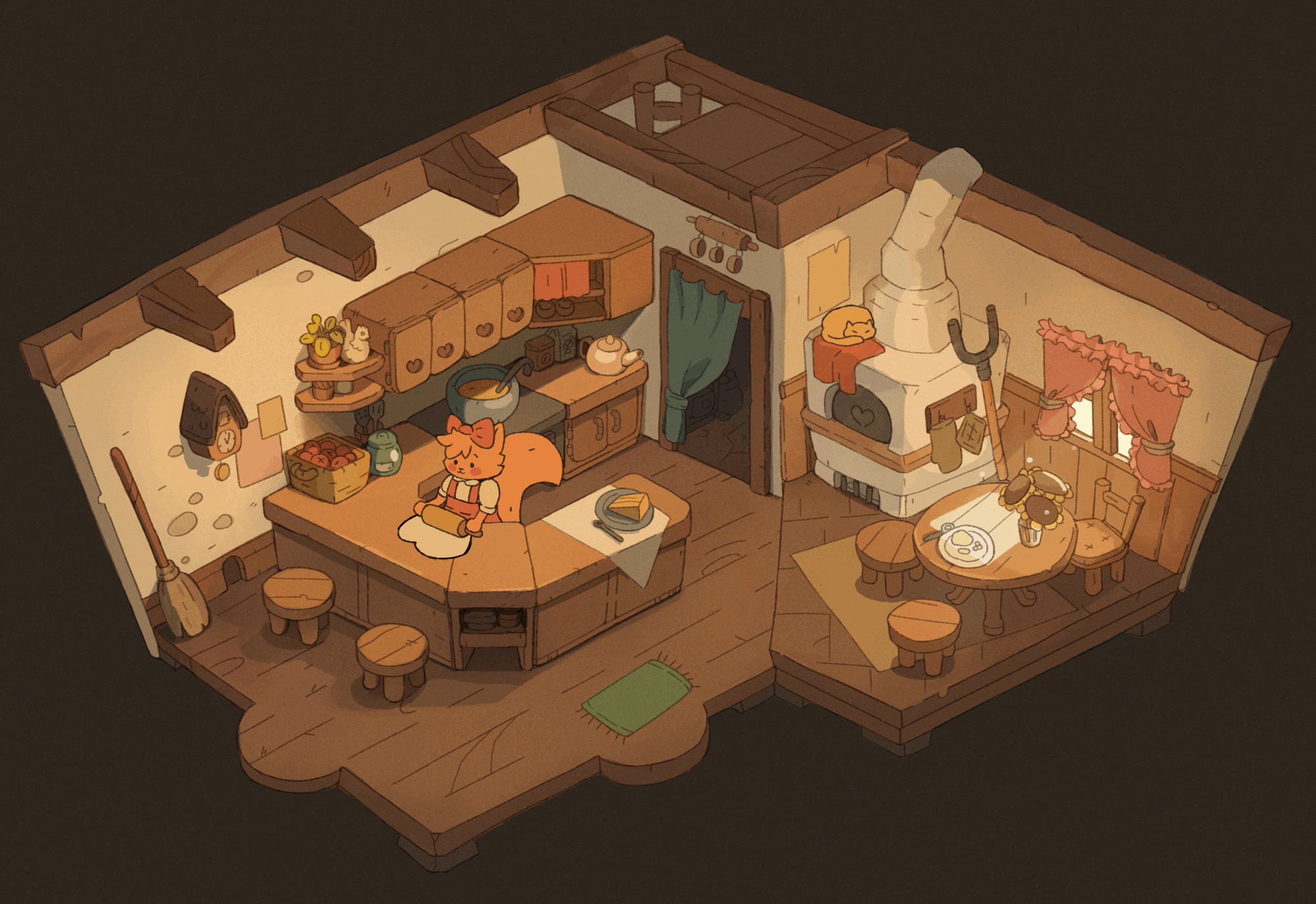 Isometric room: 250 USD